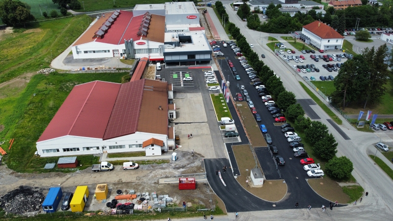 Asphaltierung Fronius, Krumau